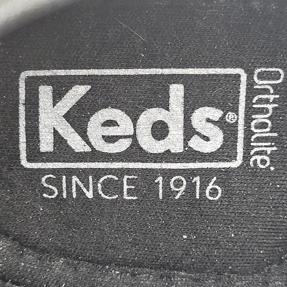 Keds Size 10 Ortholite Memory Foam "Craze T-Toe" black sneakers - Picture 10 of 10